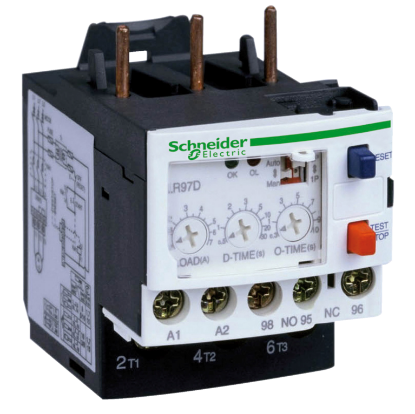 Picture of Electronic overcurrent relay, TeSys LR97D, 100 to 120VAC, 0.3 to 1.5A, 1C/O