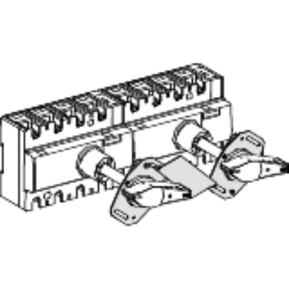 Picture of mechanical interlocking for devices with extended rotary handle, 40 to 160A