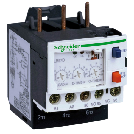 Picture of Electronic overcurrent relay, TeSys LR97D, 100 to 120VAC, 1.2 to 7A, 1C/O