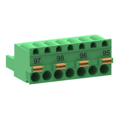 Picture of Terminal block,TeSys Giga electronic overload relay,for LR9G,push-in terminals