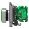 Picture of Harmony XB5R, Wireless and batteryless transmitter, push button, metal, green, 22mm, spring return