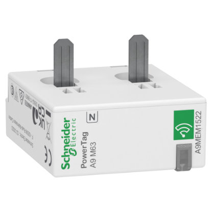 Picture of PowerLogic, Energy sensor, PowerTag Monoconnect 63A 1P+N bottom position