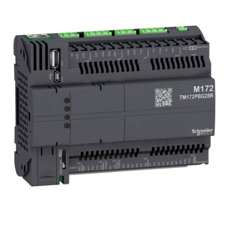 Picture of Controller, Modicon M171/M172/M173, performance, blind, 28 IO, Ethernet, Modbus