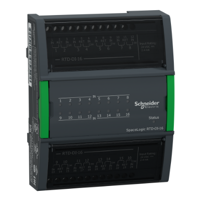 Picture of Central I/O module, SpaceLogic, 16 RTD/digital inputs