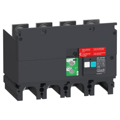 Picture of Earth-leakage add-on protection module VigiPacT, ComPacT NSX 100/160, 440VAC to 550VAC, 30mA to 30A, 4 poles