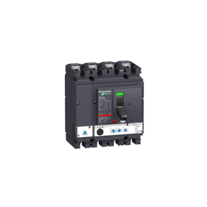 Picture of Circuit breaker, ComPact NSX160F, 36kA/415VAC, MicroLogic 2.2 trip unit 160A, 4 poles 4d
