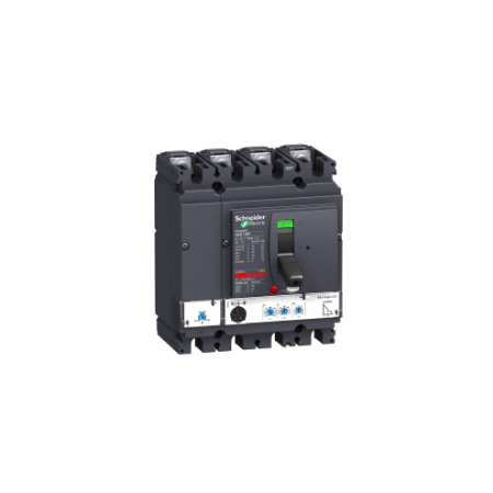 Picture of Circuit breaker, ComPact NSX160F, 36kA/415VAC, MicroLogic 2.2 trip unit 160A, 4 poles 4d