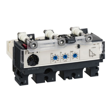 Picture of trip unit MicroLogic 2.2 for ComPact NSX 160/250 circuit breakers, electronic, rating 160A, 3 poles 3d