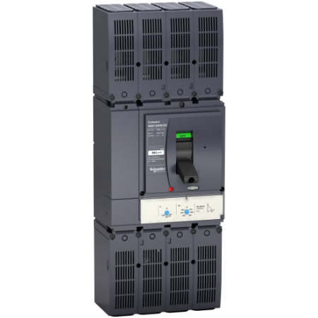 Picture of Circuit breaker, ComPact NSX630 TM-DC, 2 poles, 630A, 50kA/600VDC, with bare cable connector