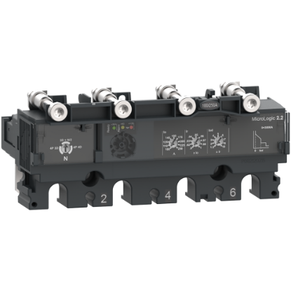 Picture of Trip unit MicroLogic 2.2, ComPacT NSX160/250, 4 poles, electronic basic protections, 160A rating