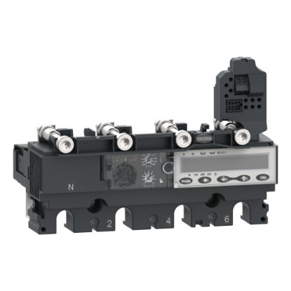 Picture of Trip unit MicroLogic 5.2E, ComPacT NSX250, 4 poles, electronic basic protections, energy meter, 250A rating