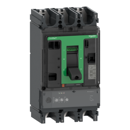 Picture of Circuit breaker, ComPacT NSX400F, 36kA/415VAC, 3 poles, MicroLogic 2.3 trip unit 400A