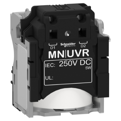 Picture of Undervoltage release MN, ComPacT NSX, rated voltage 250VDC, screwless spring terminal connections