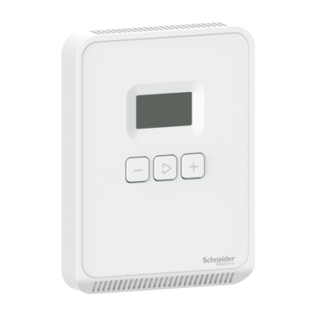 Picture of SmartX temperature sensor , LCD display, setpoint override, cover included