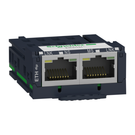 Picture of Harmony XB5R, Modbus TCP communication module for ZBRN1, 2 Ethernet RJ45 connectors