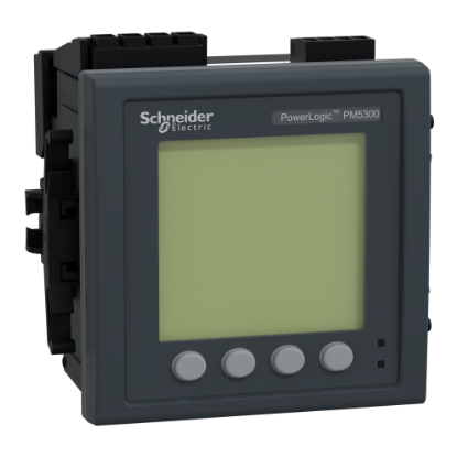 Picture of power meter PowerLogic PM5330, modbus, up to 31st Harmonic, 256KB 2DI/2DO 35 alarms