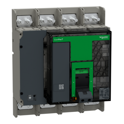 Picture of Switch disconnector, ComPacT NS630b NA, 4P, fixed, manually operated, 630A