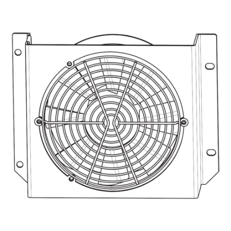 Picture of Wear part, enclosure door, fan for variable speed drive, Altivar Process 600 900, from 55 to 160kW