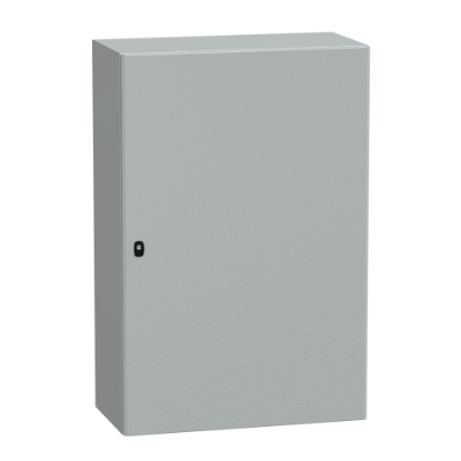 Picture of Spacial, Wall mounted steel enclosure, Spacial S3D, plain door, with mounting plate, 1200x800x400mm, IP66, IK10