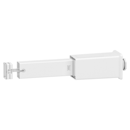 Picture of End feed unit, Canalis KBA, 25/40A, right mounting, 1 circuit, compatible DALI, white RAL9003