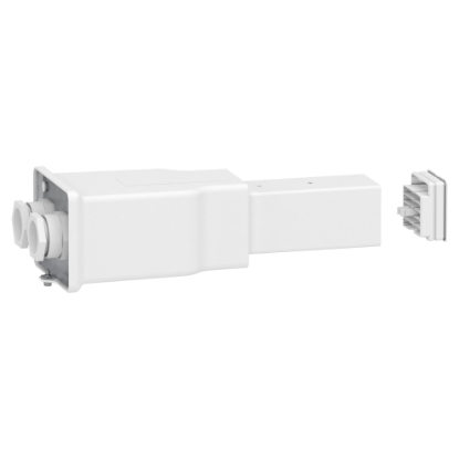 Picture of End feed unit, Canalis KBB, 25/40A, right or left mounting, 2 circuits, compatible DALI, white RAL9003