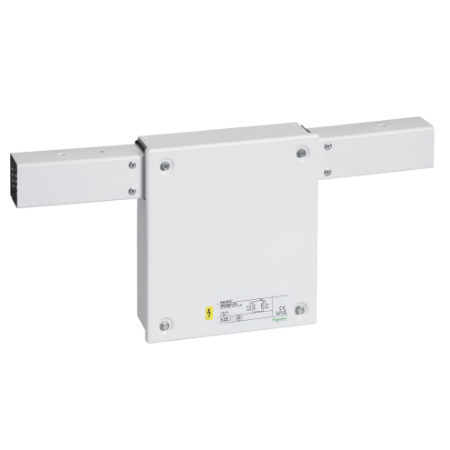 Picture of End feed unit, Canalis KBB, 25/40A, central mounting, 2 circuits, compatible DALI, white RAL9003