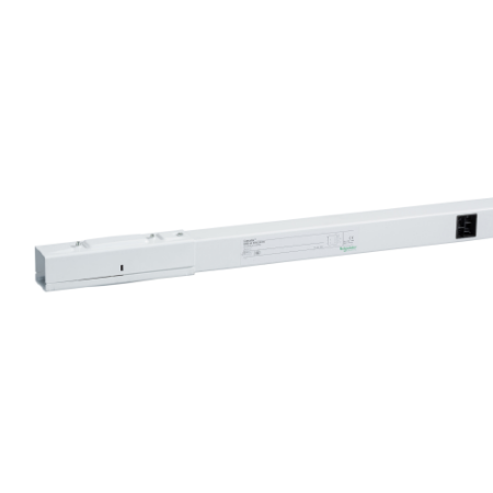 Picture of Straight length, Canalis KBB, 25A, 2 circuits, L+N+PE, 5 outlets, 3m, white RAL9003