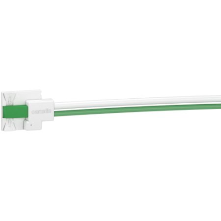 Picture of Connector, Canalis KB, 16A, L1+N+PE, direct connection, pre wired, 2m length, compatible DALI/KNX protocol, green