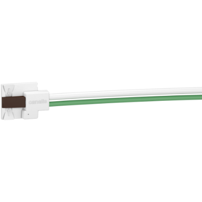 Picture of Tap off unit, Canalis KB, 16A, L3+N+PE, direct connection, pre wired, 2m length, compatible DALI/LNX protocol, brown