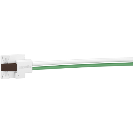 Picture of Tap off unit, Canalis KB, 16A, L3+N+PE, direct connection, pre wired, 2m length, compatible DALI/LNX protocol, brown