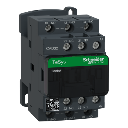 Picture of TeSys, Control relay, TeSys Deca, 3NO+2NC, 0 to 690V, 32VAC 50/60Hz standard coil, screw clamp