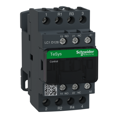 Picture of Contactor, TeSys Deca, 4P(2NO+2NC), AC-1, <=440V, 25A, 110VAC 50/60Hz coil, screw clamp terminal