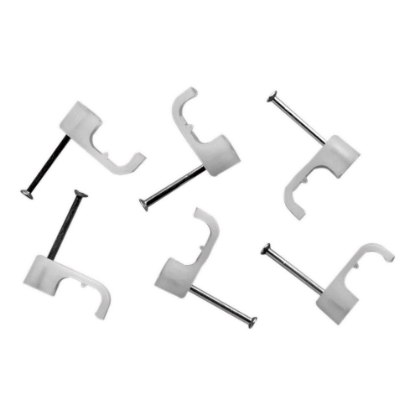 Picture of Clipsal - General Accessories, Cable Clip to Suit 2.5mm², and 4mm², Flat Cable, Box 100