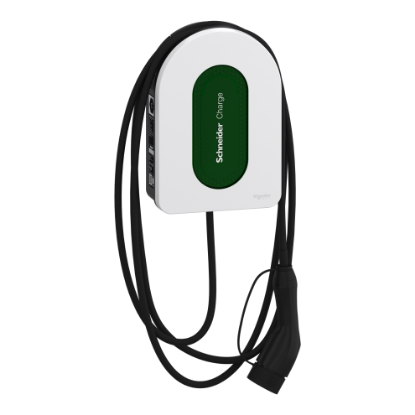 Picture of Charging station, Schneider Charge, 1P+N, attached cable 5m, 7.4kW, 32A