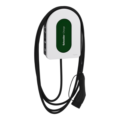 Picture of Charging station, Schneider Charge, 3P+N, attached cable 7m, 11kW, 16A