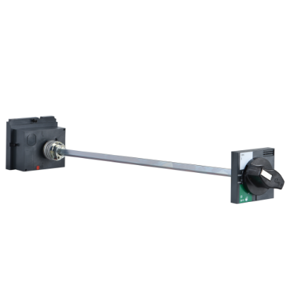 Picture of Extended rotary handle, TeSys GV7, black legend plate, padlockable, IP55