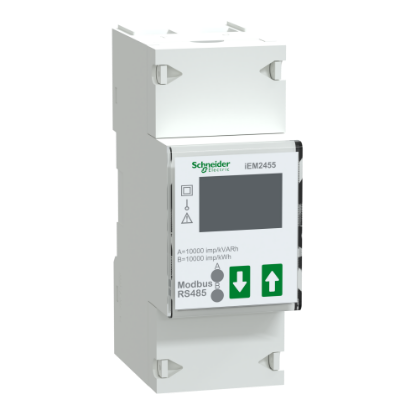 Picture of modular single phase power meter iEM2455 - 230V - 100A with communication Modbus