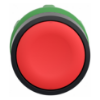 Picture of Head for non illuminated push button, Harmony XB5, plastic, flush, red, 22mm, push push, unmarked