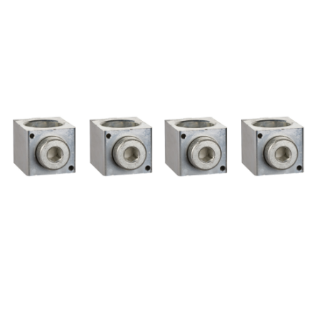 Picture of Aluminium bare cable connectors, ComPacT NSX, for 1 cable 35mm² to 300mm², 630A, set of 4 parts