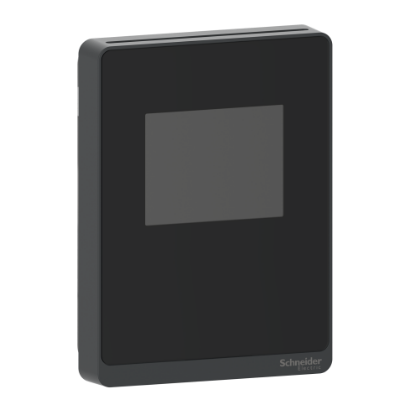 Picture of Sensor, SpaceLogic SLA Series, humidity, room, temperature, color touchscreen, analog outputs, optimum black housing