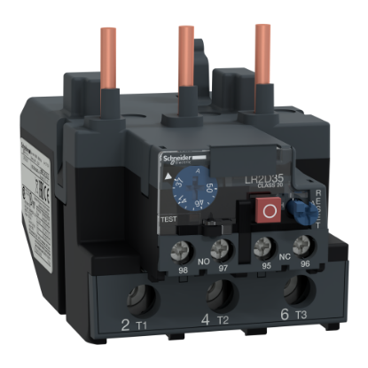 Picture of TeSys Deca thermal overload relays,37...50A,class 20,for D80/95(3P)