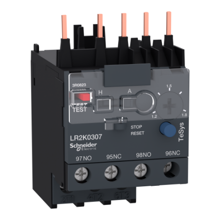 Picture of differential thermal overload relay, TeSys K, 1.2...1.8A, class 10A