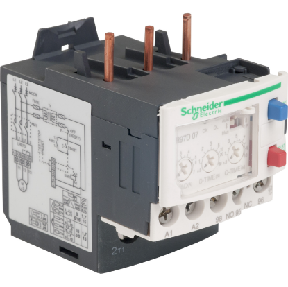 Picture of Electronic overcurrent relay, TeSys LR97D, 200 to 240VAC, 1.2 to 7A, 1C/O