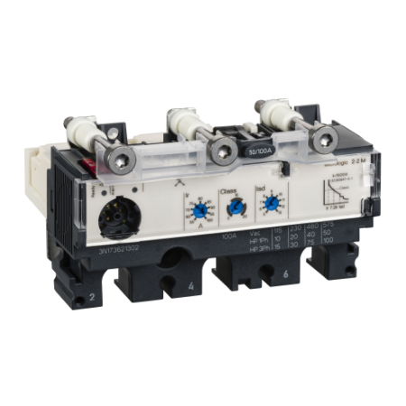 Picture of trip unit MicroLogic 2.2 M for ComPact NSX 250 circuit breakers, electronic, rating 220 A, 3 poles 3d