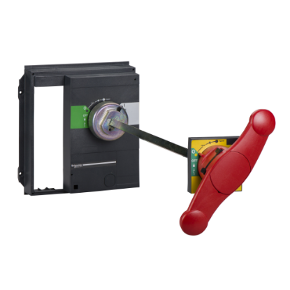 Picture of RED/YELLOW EXTENDED ROTARY HANDLE