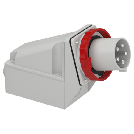 Picture of Wall mounting plug, Mureva PK, 63A, 3P+N+E, 400V, IP67