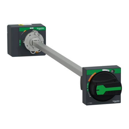 Picture of Extended rotary handle, ComPacT NSXm, black handle, shaft length 200mm to 600mm, IP54