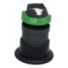 Picture of Head for non illuminated pushbutton, Harmony XB5, plastic, black, mushroom 40mm, 22mm, latching push pull
