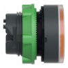 Picture of Head for illuminated push button, Harmony XB5, Harmony XALF, plastic, orange flush, 22mm, universal LED,