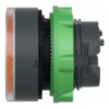 Picture of Head for illuminated push button, Harmony XB5, Harmony XALF, plastic, orange flush, 22mm, universal LED,